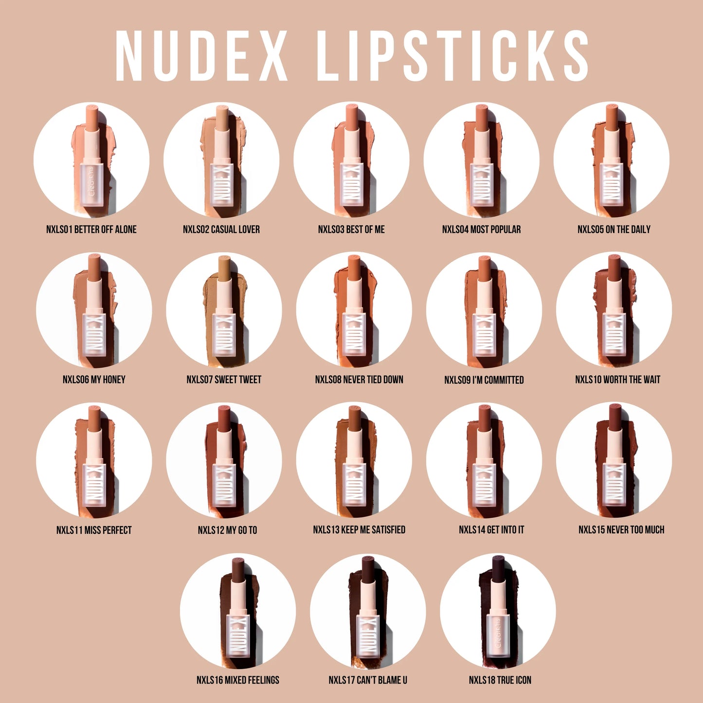 BEAUTY CREATIONS - NUDEX PR BOX